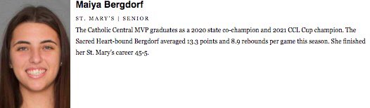 Girls basketball All-Scholastics, via <a href="/GlobeSchools/">Boston Globe Schools</a> (batch 1 of 4): bostonglobe.com/sports/high-sc…

- Kayana Armbrister, Fenway

- Kori Barach, Concord-Carlisle

- Marina Callahan, Burlington 

- Maiya Bergdorf, St. Mary’s
