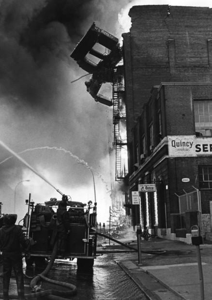 1959: See images from the tornado that toppled the Channel 2 tower and  ripped part of the roof off The Arena