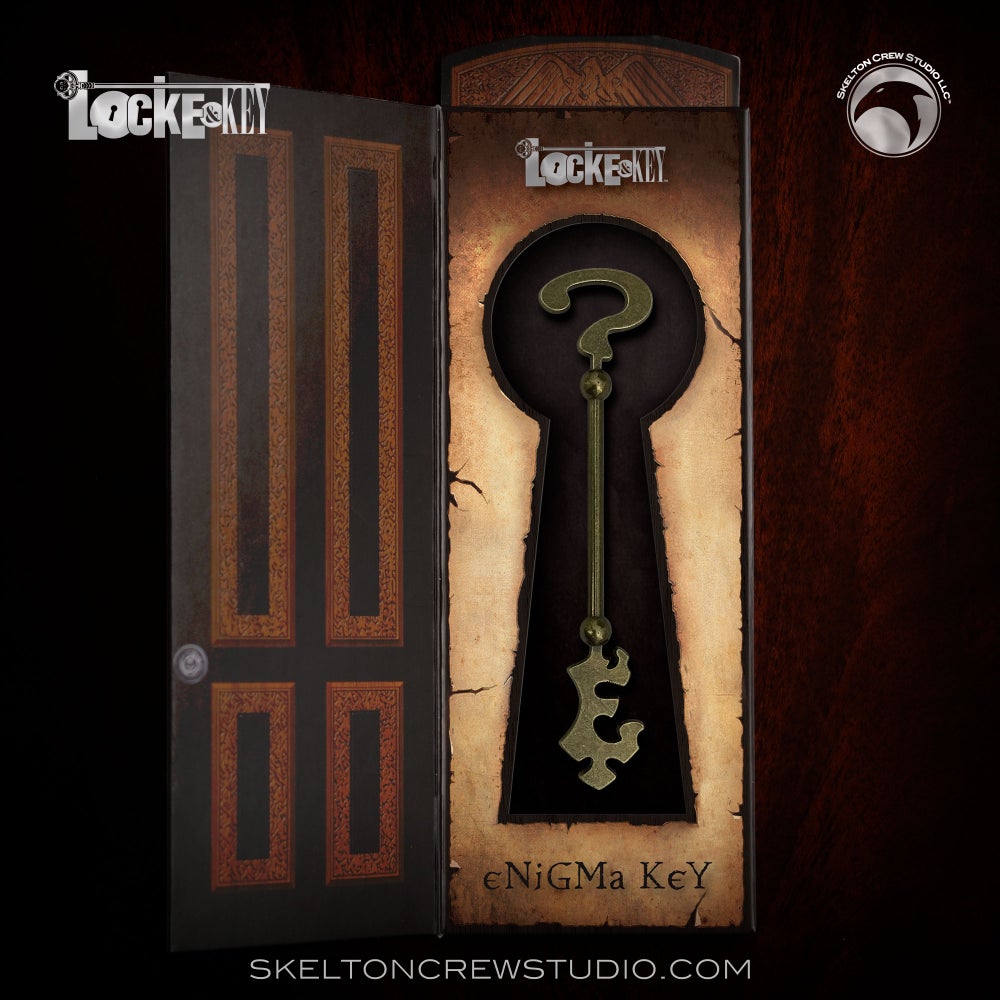 The Enigma Key from <a href="/joe_hill/">Joe Hill</a> &amp; <a href="/GR_comics/">Gabriel Rodríguez</a>'s Locke &amp; Key is one of the most mysterious ones. So we're giving away THREE of them - maybe you can unlock its secrets.

Here's how to enter:
1. Follow us on Twitter
2. Like and Retweet this post

Winners to be randomly selected on 4/3!