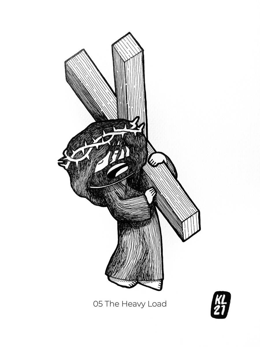 kenrey267's tweet photo. > "The Heavy Load" #doodle #doodleph #artph #designspiration #penandink #maartsy #kellyliwanagart #oneaday #goodvibes #oneartworkaday #lentenseason2021 #lent #Lent2021 https://t.co/kisXoIYDm2