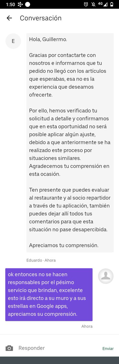 GuilloYnez's tweet photo. @UberEats Son un asco de servicio, #estafadores https://t.co/aW3ZCQLflQ