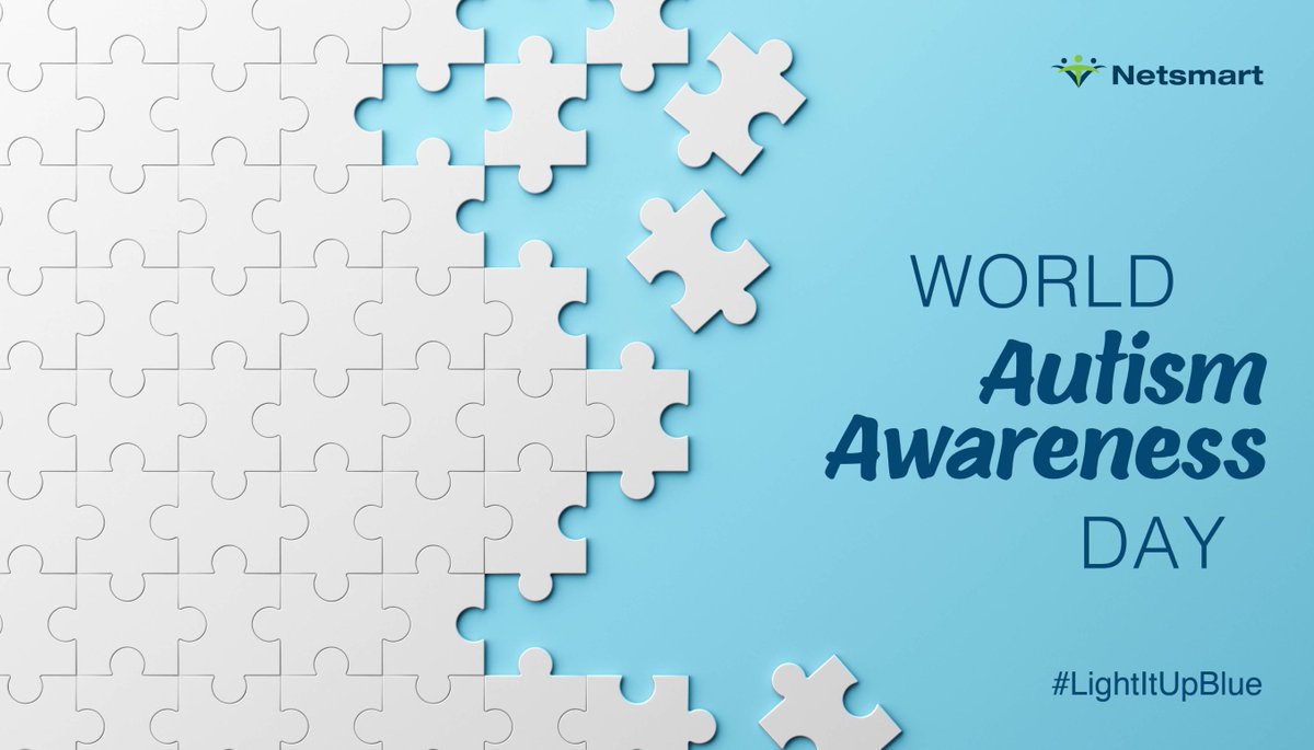 NetsmartTech's tweet photo. Join us in celebrating the fourteenth annual #WorldAustismDay! Let’s spread kindness and awareness in recognition of people with autism and those who love and support them. #WAAD #LightItUpBlue #CauseConnected #AustismAwareness https://t.co/UYAoEQ3qEN