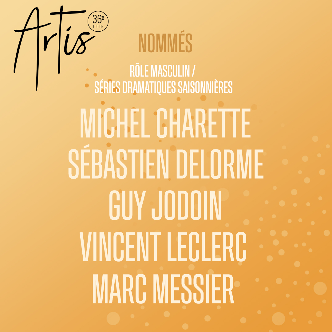 TVAreseau's tweet image. @soireeARTIS | Les nommés du 36e Gala ARTIS ont été dévoilés! ⭐ Félicitations à toutes et à tous! 🧡 #ARTIS2021

🥂 Gala ARTIS | Dimanche le 9 mai prochain à 19h30 à TVA et TVA+!