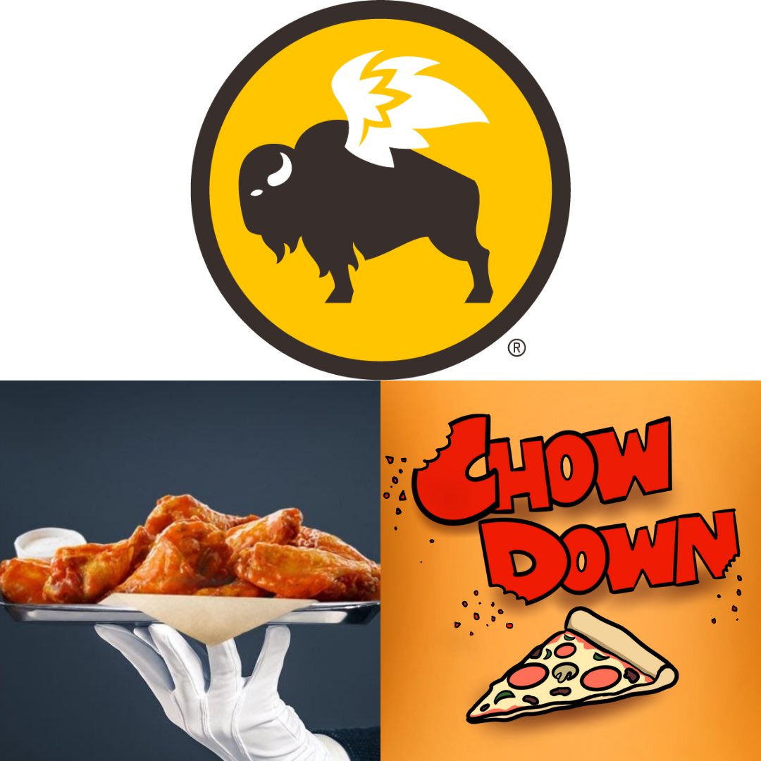 ChowDownPod's tweet photo. New Chow Down Friday! Jonny, Michael, Sarah, and Ian try Buffalo Wild Wings Truffalo Wings. Plus, they  talk about what the heck is a weck, the Tonya Harding scandal, Jonny running jokes to the ground, and more.
.
.
https://t.co/SbZ9qcwAtV

#chowdownpod #podcast #buffalowildwings https://t.co/Au8p64NmnR