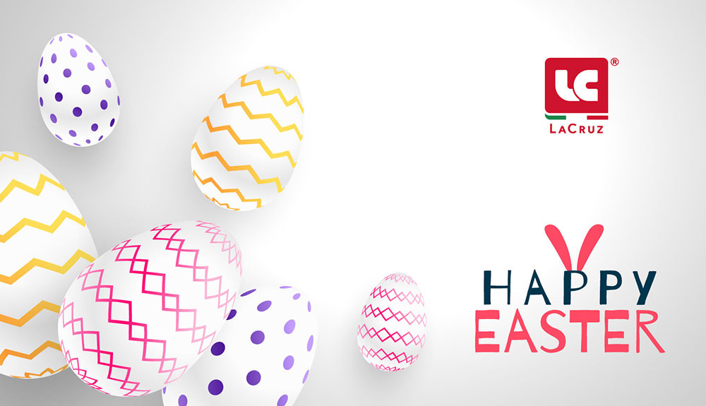 #LaCruz team wishes you and your families Happy Easter!
Please note that our offices will be closed during Easter holidays from April 3rd to 5th.