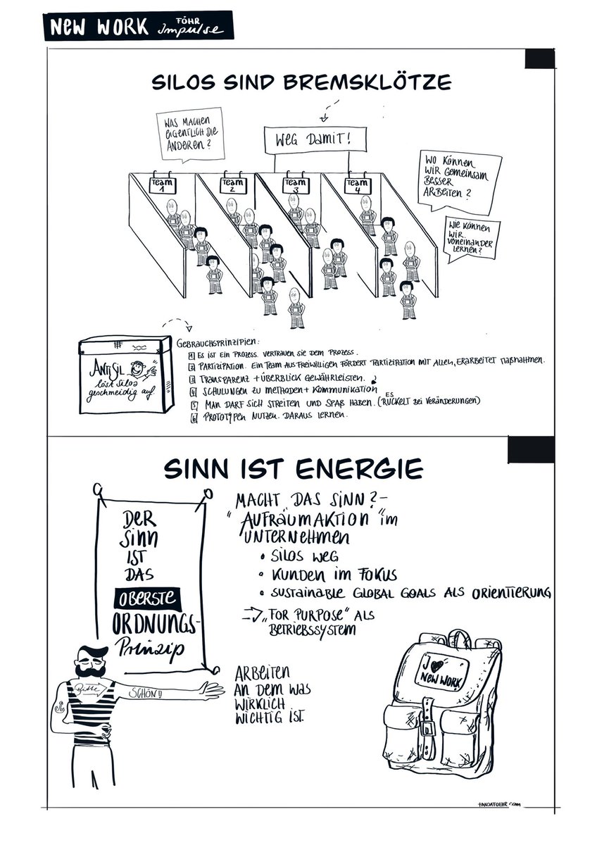 Silos sind Bremsklötze. Sinn ist Energie. Ein paar Impulse ...