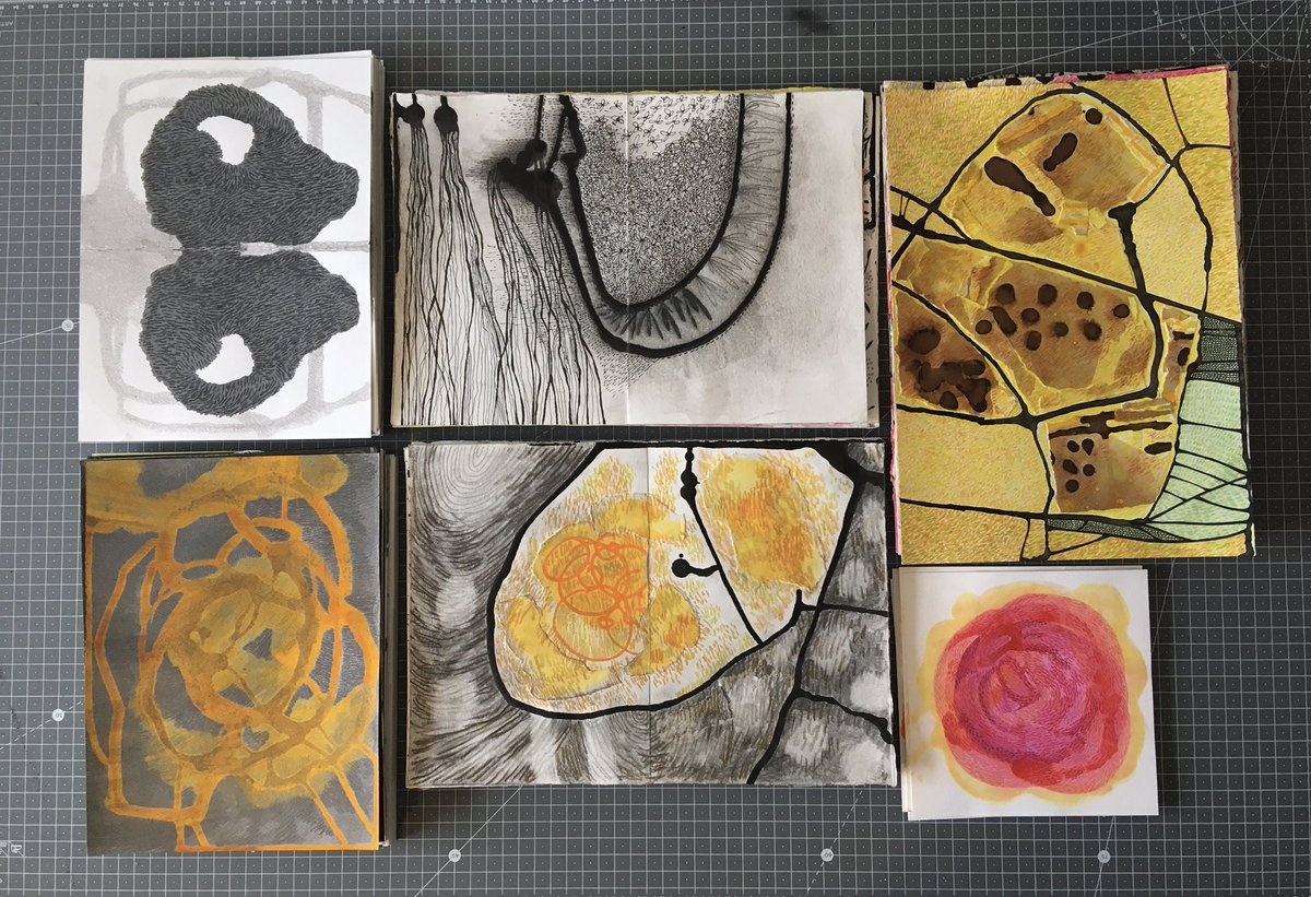 EsenKayaArts's tweet photo. #Archive30 theme today is #WhereYouStarted My archive is a collection of 300 drawings made 2019-2020. All made on 1hr train journey into London when I started my new job. These pics aren’t of all drawings I accumulated. They are my archive for those two years. @ARAScot thanks 🙏 https://t.co/hFWDUVzedH