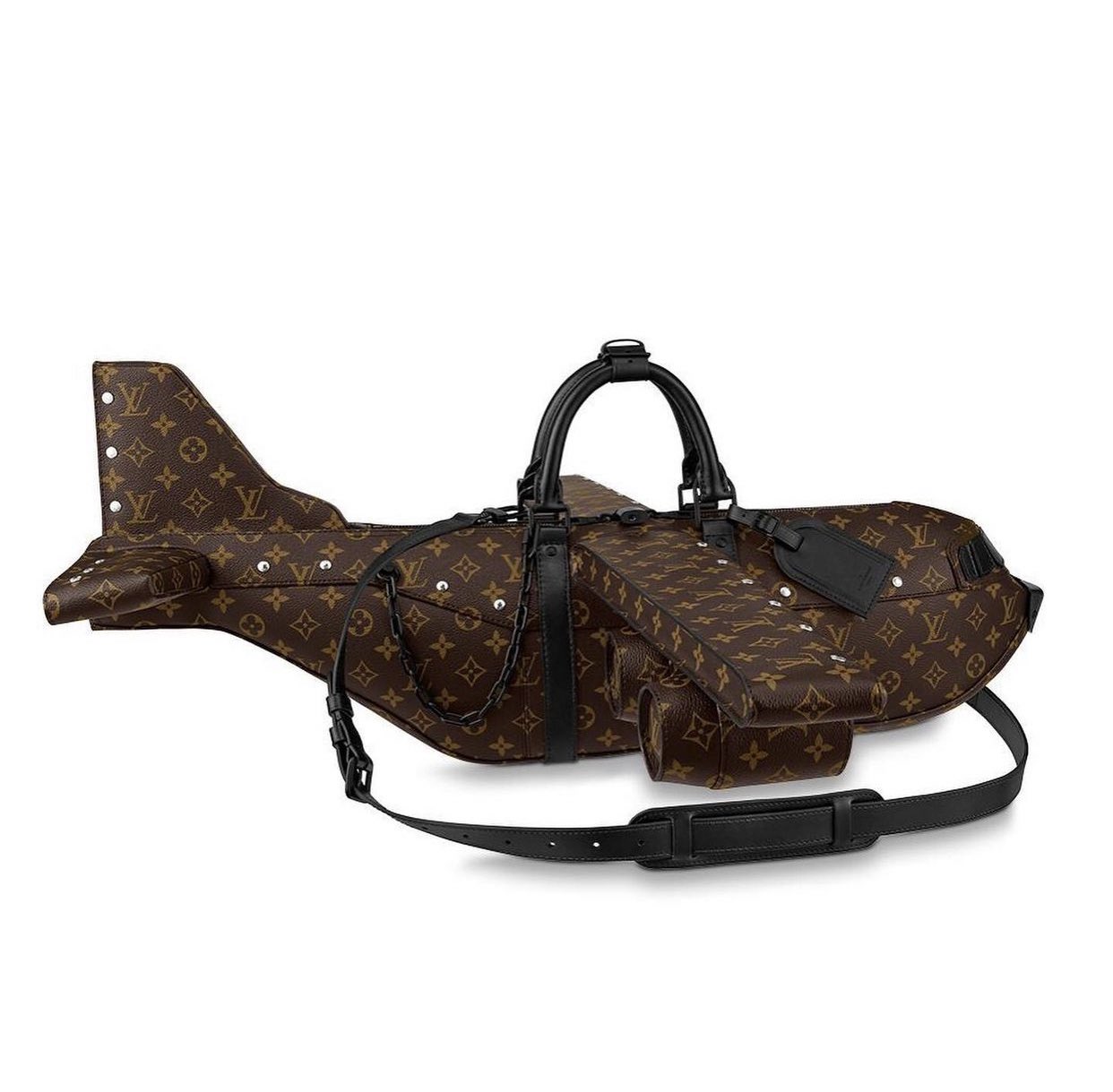 Louis Vuitton on X: #LVMenFW21 Taking flight. A new Monogram bag takes the  form of an airplane in @virgilabloh 's upcoming #LouisVuitton collection.  Watch the presentation live on Thursday, January 21st at