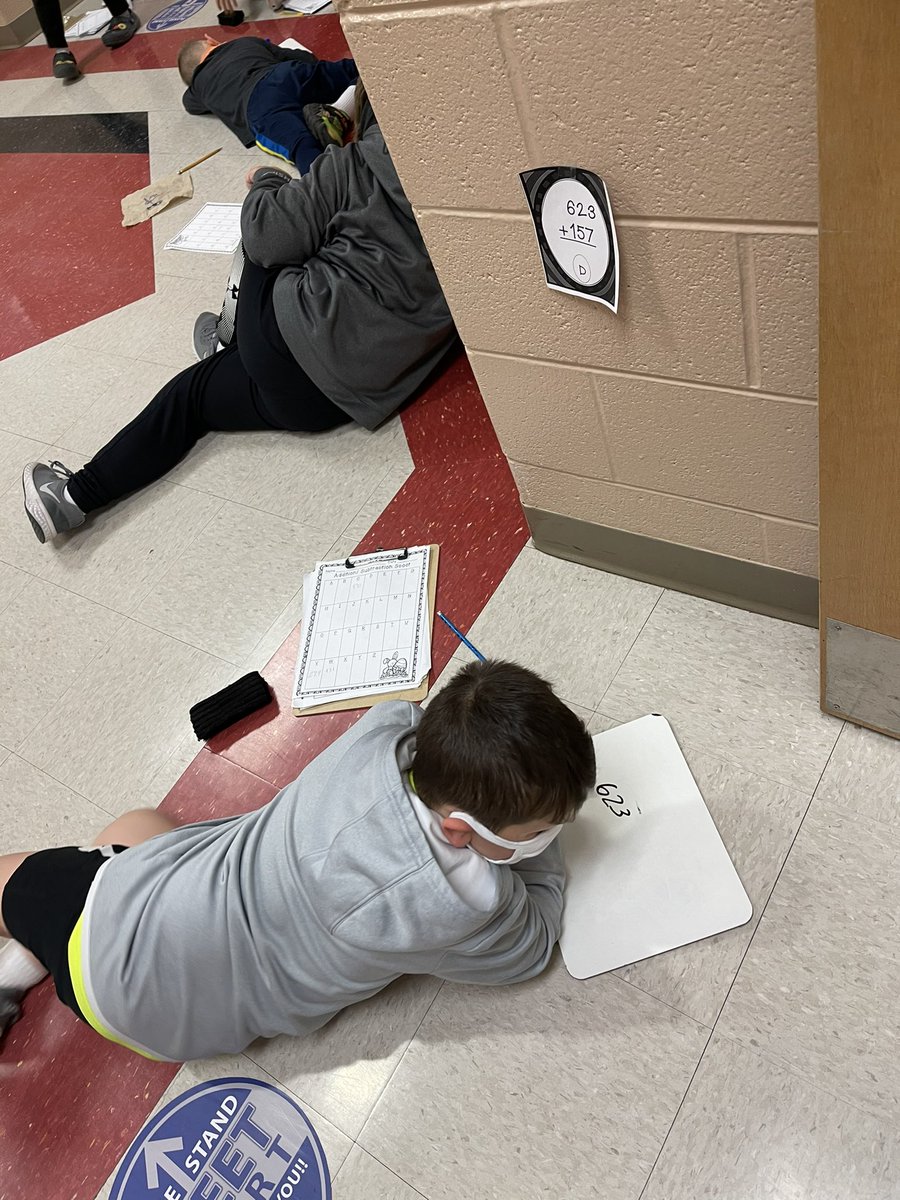 nicki246's tweet photo. Hoppy Fri-Yay, 2nd grade is hunting for answers on 3 digit addition and subtraction problems!! ๐ฐ๐๐ฃ @SymsoniaRR #mathiscool #daybeforespringbreak https://t.co/0rfC3ms80C