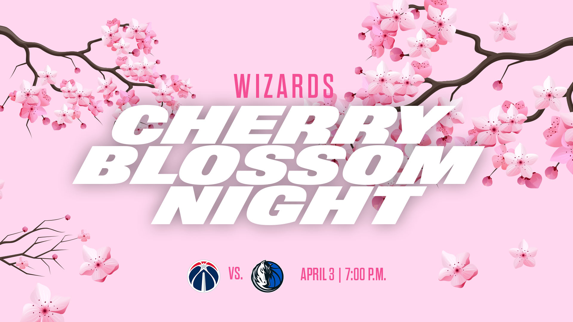 Washington Wizards Rui Hachimura Cherry Blossom 18x24 Serigraph