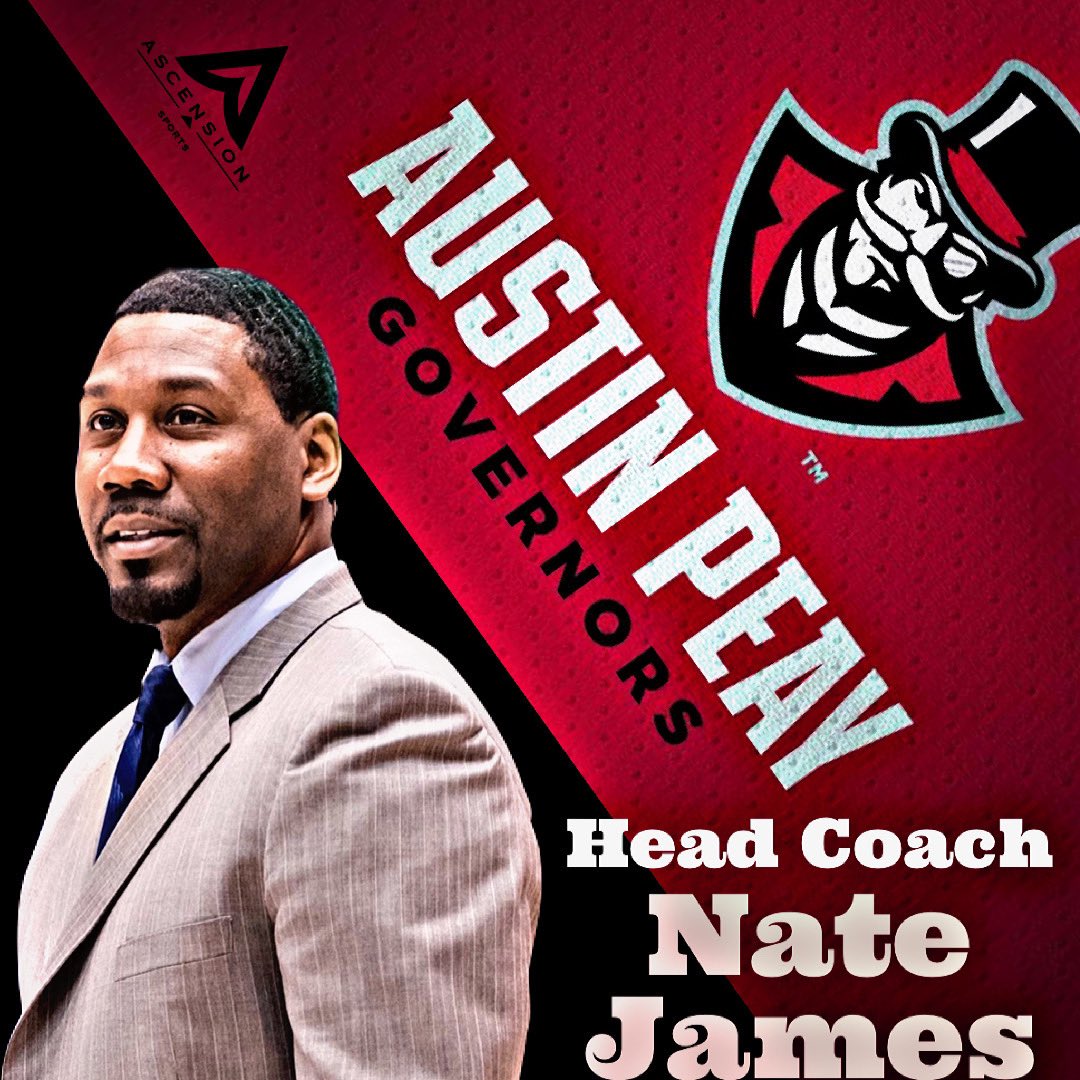 Congratulations to Nate James on being named the new Head Coach at Austin Peay University. #GBMS #KeepAscending