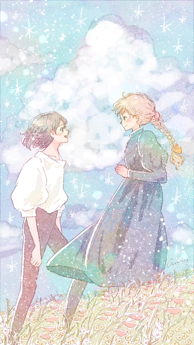 ようやく守らなければ
らならいものができたんだ。

きみだ。

#ハウルの動く城 