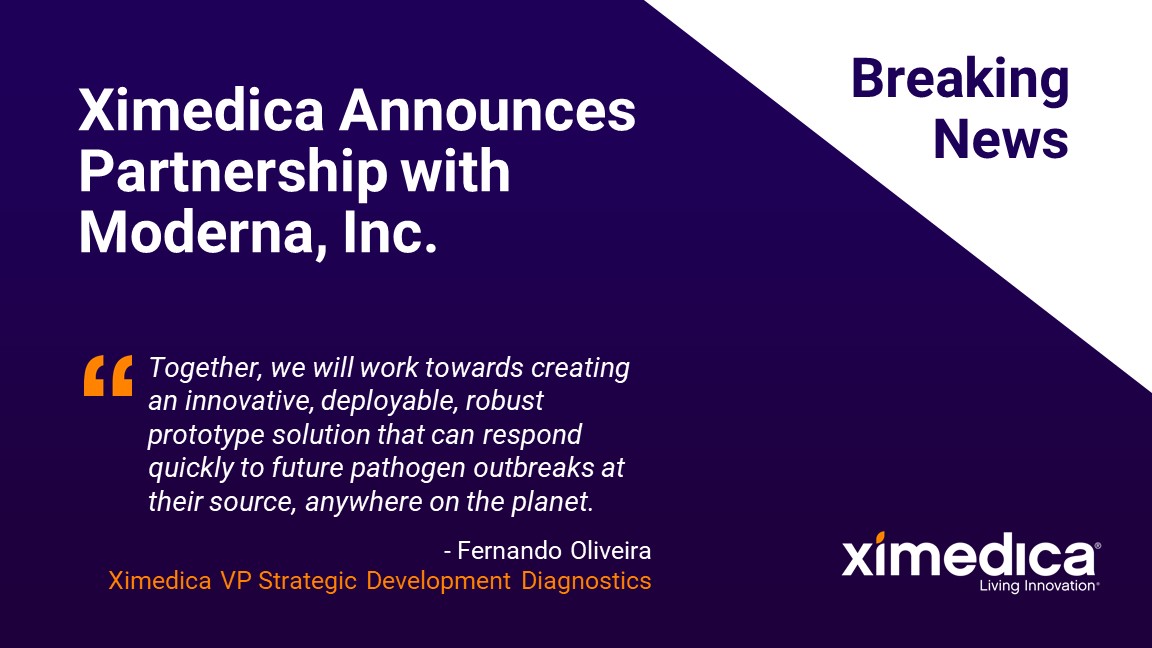 Ximedica's tweet photo. @Ximedica announced a partnership with @moderna_tx to develop a prototype for rapid mobile manufacturing of #vaccines &amp; therapeutics. Read more: https://t.co/MQXYUi8cqA

#medtech #healthcareinnovation #diagnotstics https://t.co/otB88zGzHe