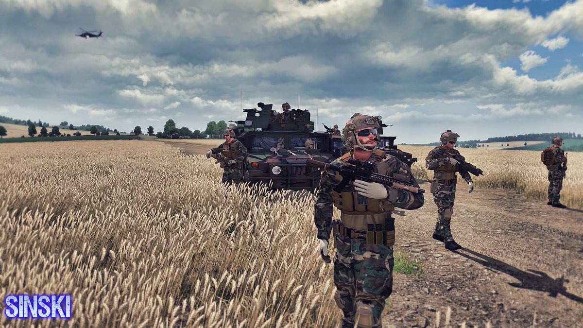 sinski_'s tweet photo. MARSOC. i think this is one of my best works also woodland camo on the GMV is 🔥
#Arma3 #NewTFLMod #NotUSP https://t.co/923MK1evk1