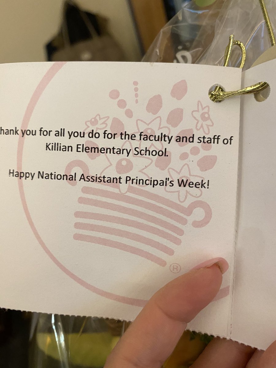 My Killian family went over and beyond to spoil me this week for National Assistant Principal’s Week! 🥰 I love serving and supporting them each day! @Killian_STEAM <a href="/franklinscsu/">Stacey Franklin</a>