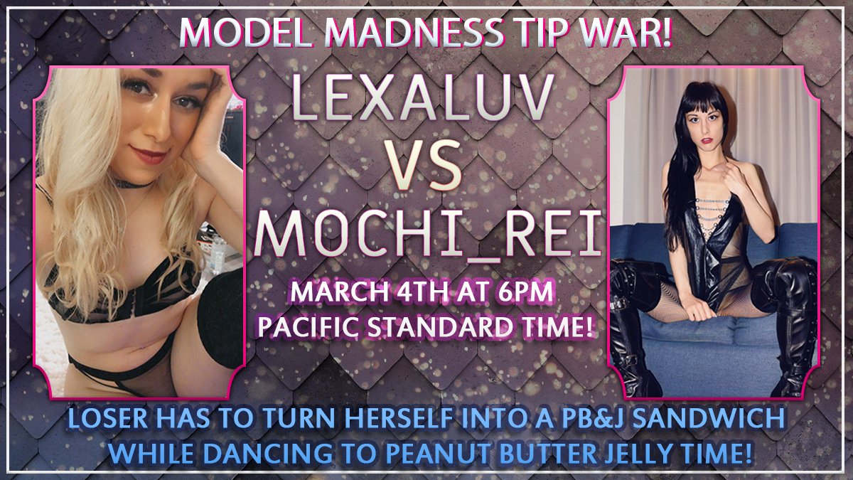 xkingboost's tweet photo. My work ๐ #myfreecams tip war promo twitter banner ads ๐
๏ผญ๏ผน๏ผฆ๏ผฒ๏ผฅ๏ผฅ๏ผฃ๏ผก๏ผญ๏ผณ ๐๐๐ ๐๐๐ @LexaLuv710 Follow HER ๐
#tipwar #mfcgirl #mfcmodel #camgirl #camgirlpromo https://t.co/wtvIhkXrGi