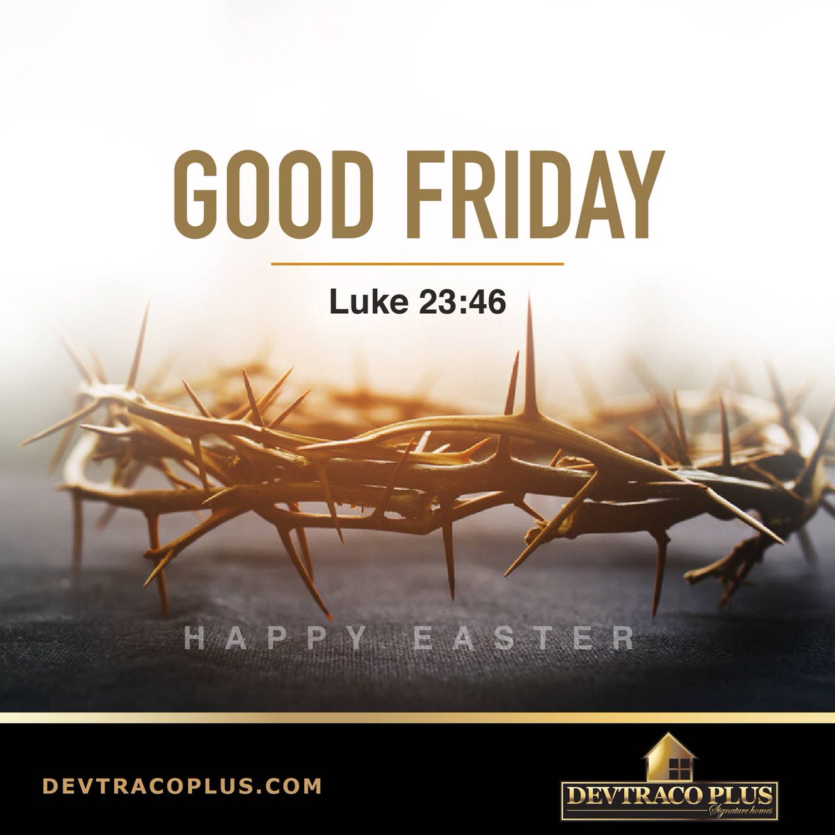 DevtracoPlus's tweet image. As we celebrate this season, let&apos;s reflect on the perfect sacrifice that brought hope. Have a Good Friday!

#Easter #GoodFriday #devtracoplus