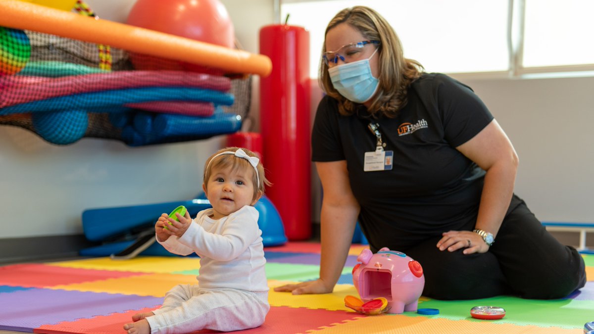 UFHealthJax's tweet photo. It's National #OTMonth, and we are celebrating by recognizing our incredible #occupationaltherapists throughout the month. Our first feature spotlights Shannon Taylor, a #pediatric OT from UF Health Rehabilitation – Wildlight: https://t.co/pUNefaDO1l https://t.co/csvck8EpEK