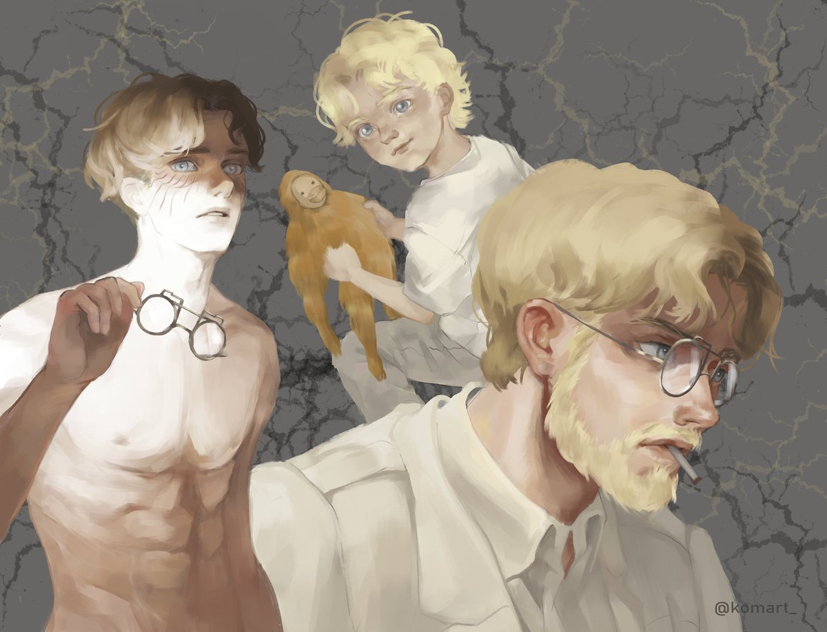 komart_'s tweet photo. monkey man through years🦍 #AttackOnTitan #AoTSeason4NHK #zekeyeager https://t.co/YrPtZV3j34