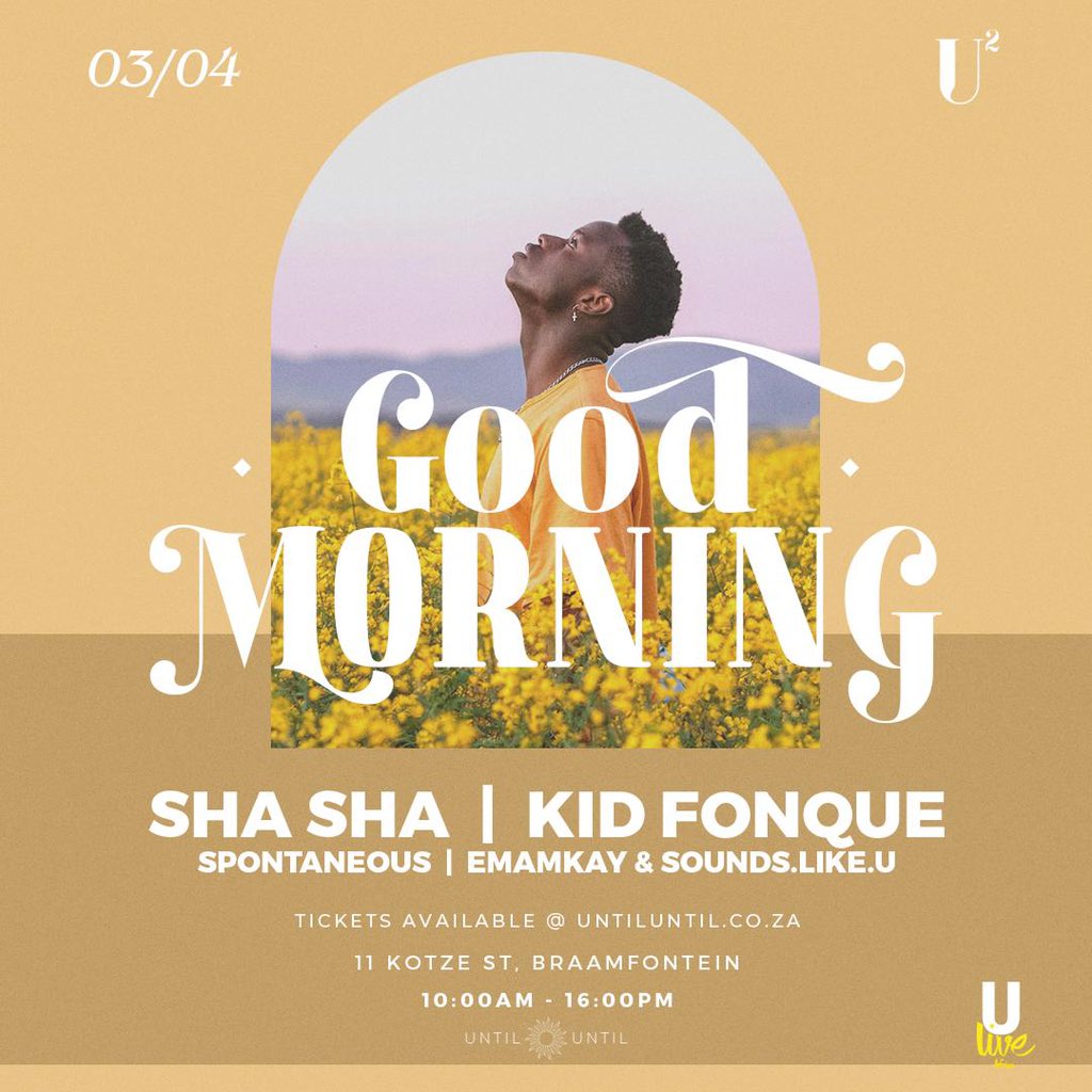 2_selai's tweet photo. Catch us tomorrow at Constitutional Hill at @untiluntil_za Good Morning. 🥪 🍹 💃
See you there ❤️
#2Selai #mayishe #untiluntil #Goodmorning #music #johannesburg #food https://t.co/7zuKyYb9Xn