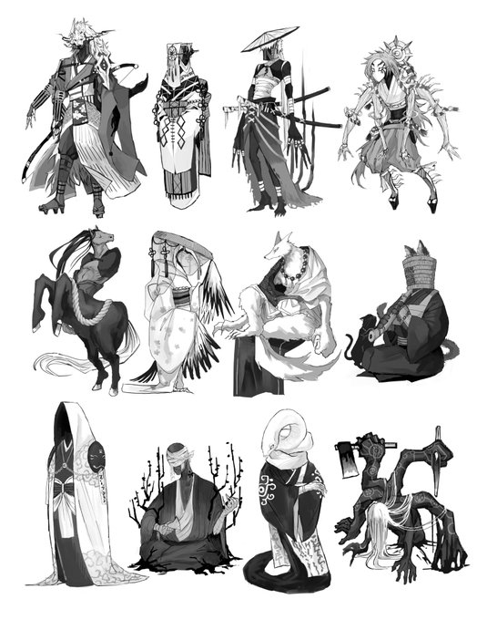 ぼくわたしの人外展 のtwitterイラスト作品 人気順