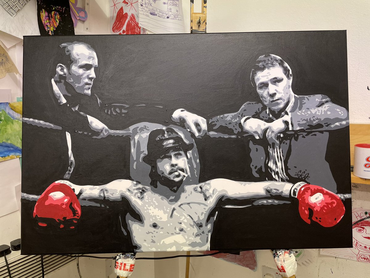 geokoart's tweet photo. Snatch
3ft x 2ft original acrylic painting
@StephenGraham73 @realjstatham #snatch #guyritchie #jasonstatham #stephengraham #bradpitt #onepunchmickey #art #painting #geokoart #geothomson https://t.co/lnzirgGhD7