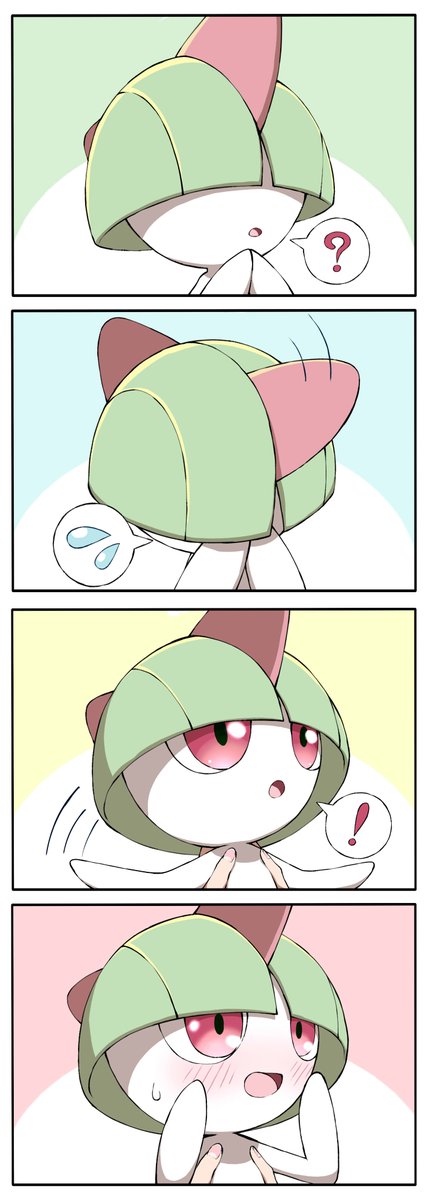 謝花めい ラルトスの目が見たい四コマ 謝花めい ラルトスの目が見たい四コマ