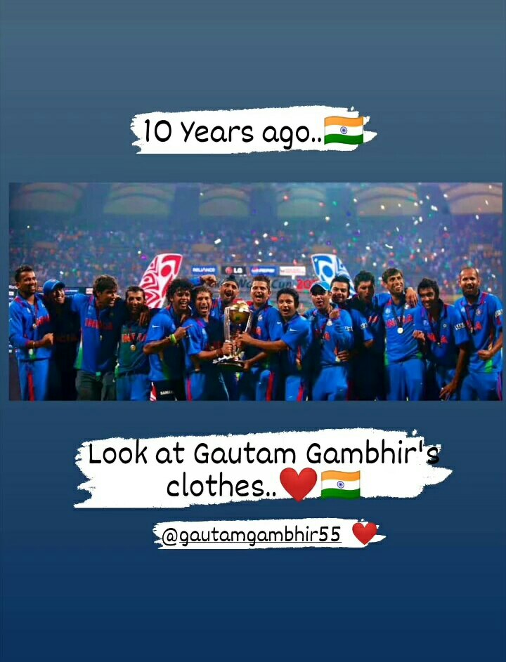 sagarsinhv295's tweet image. @GautamGambhir @msdhoni
@YUVSTRONG12 @sachin_rt @ImRaina @BCCI @ICC @ImZaheer @virendersehwag @JayShah 
#10yearsofWorldcup2011 
#10YearsAgo #🇮🇳🇮🇳 
🇮🇳🇮🇳✌🇮🇳🇮🇳🚩