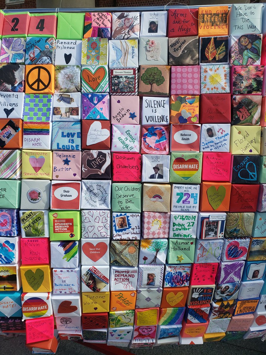 reginatboyce's tweet photo. 724 Soul Boxes with @MomsDemand honoring the # of Marylanders killed by forearms in an average year. @SoulBoxProject
#Working4MD #MDGA21 #artivisim https://t.co/wbXJjwQIfm
