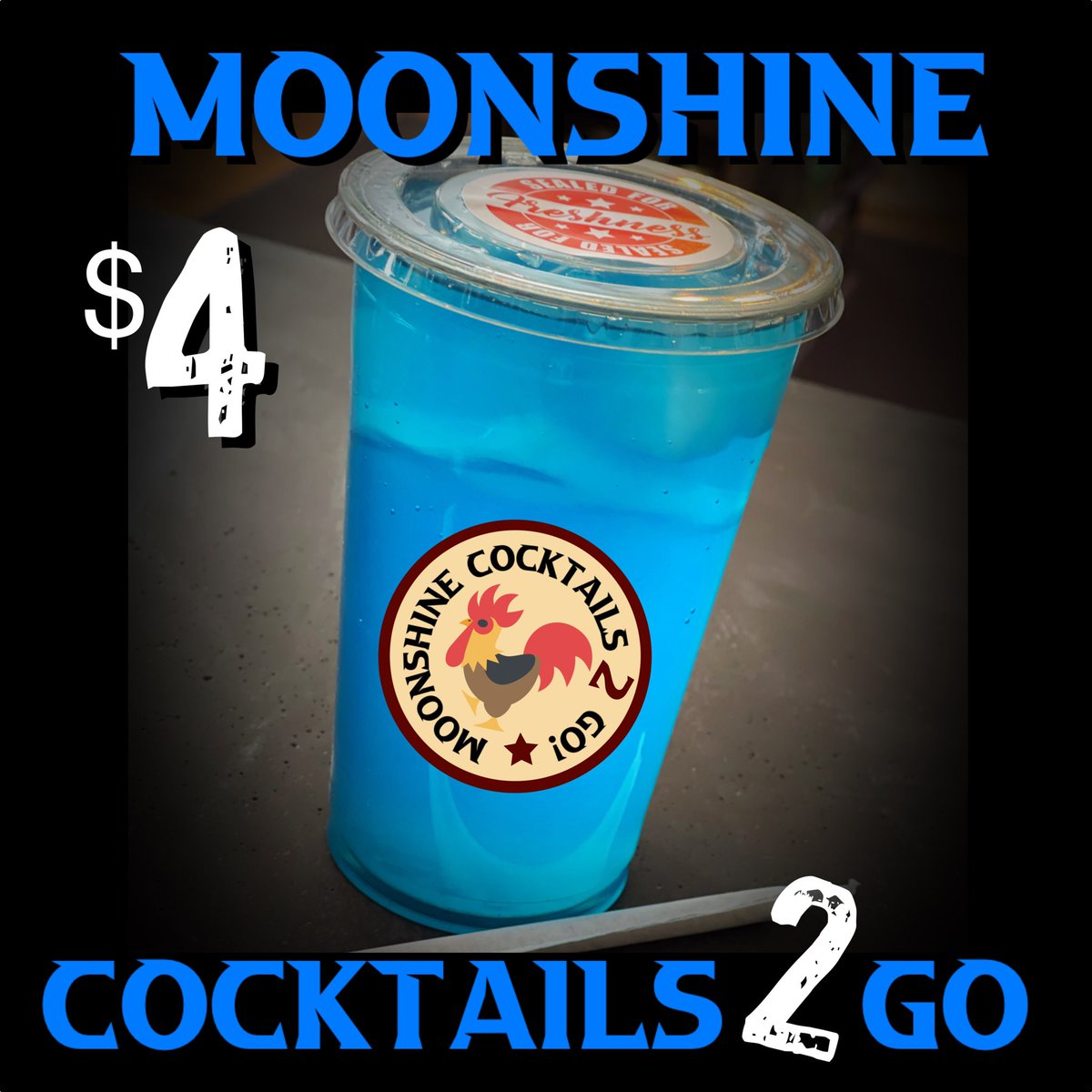 TheShinery's tweet photo. Tropical Snow Cone is our featured Moonshine Cocktail this weekend! Only $4 this weekend only, while supplies last! https://t.co/1fSqW9rNVV
