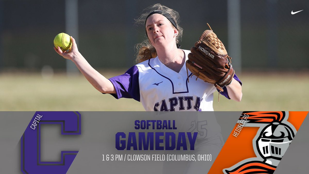 cap_athletics's tweet photo. 🥎Enjoy some sun out at Clowson where @CapUSoftball takes on Heidelberg in a Good Friday twinbill! (maybe bring a blanket, too!) #capfam #capsoftball #OAC #d3softball

👑🆚⚔️
⌚️ 1/3pm
🏟️ Clowson Field
📊 https://t.co/UgoxUKMpnd
📜 https://t.co/fn0OZXg5Kg https://t.co/QYmZQC7ij6