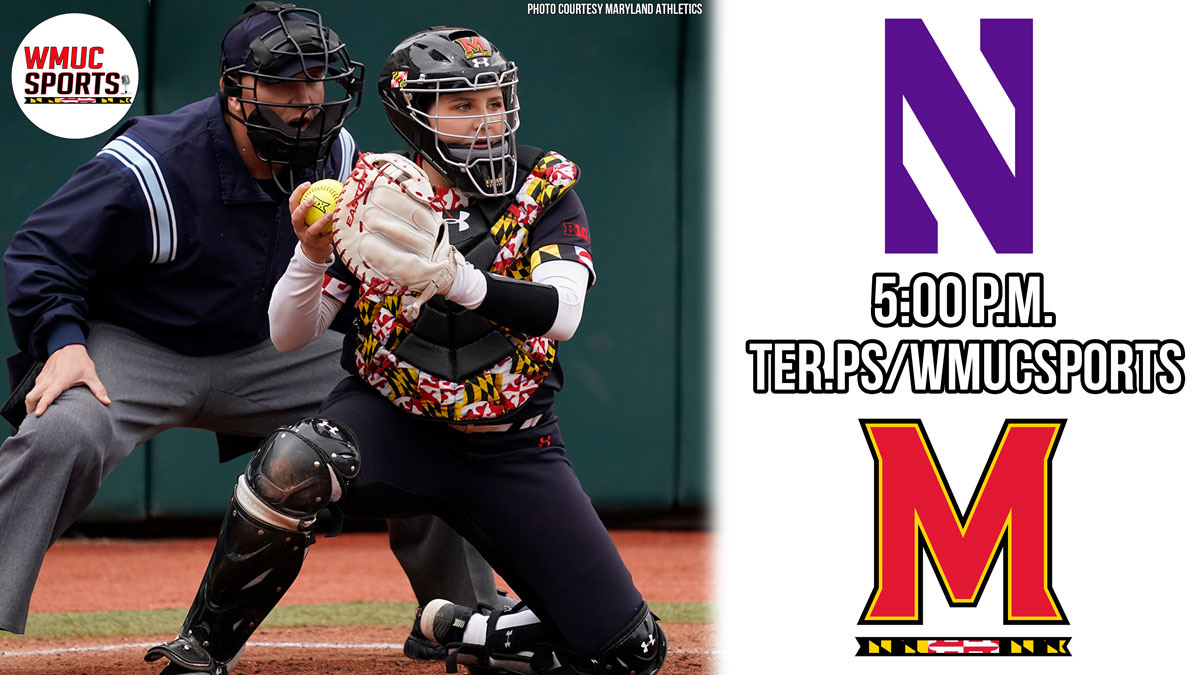 WMUCSports's tweet photo. Maryland plays at home for the first time since May 5, 2019.

🥎: @NUSBcats vs. @TerpsSoftball
🏟️: Maryland Softball Stadium
🕐: 5 p.m.
🎙️: @jack_white0608 &amp; @AustinKalt
📻: https://t.co/fohjR2dCe4 https://t.co/bLzsGYVvOe