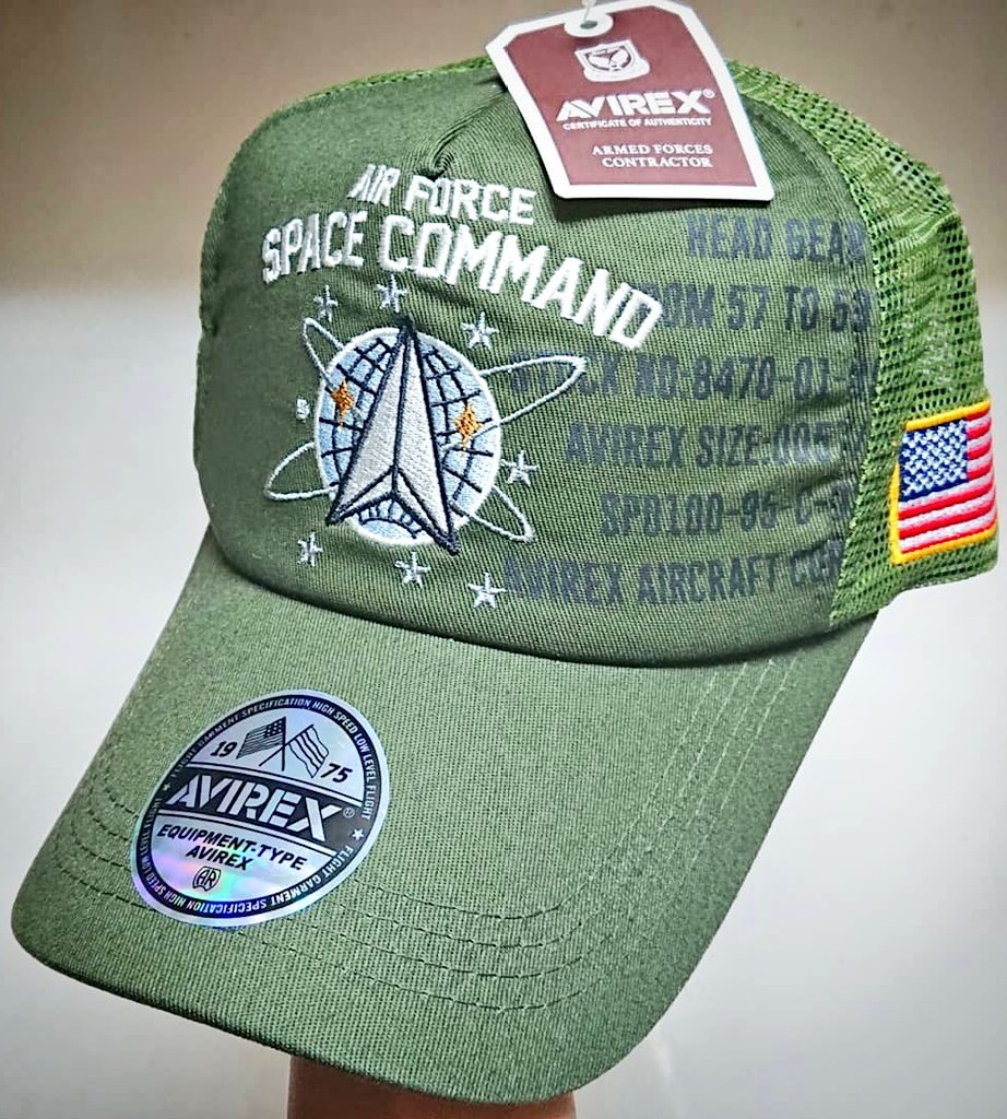 josephine_1214's tweet photo. 大好きなミリタリー系ブランド🇺🇸
#AVIREX (@AvirexOnline)の
帽子を買った🙋🛍️🧢✨
今回のデザインは
#AIRFORCESPACECOMMAND
(空軍宇宙軍団)✈️💫🚀
※現在の #USSPACEFORCE
(アメリカ宇宙軍)(@SpaceForceDoD )
#ミリタリー #military #アメカジ
#アメカジ好き #afsc #ussf
#アメリカ宇宙軍 https://t.co/VFlKfH0YwL