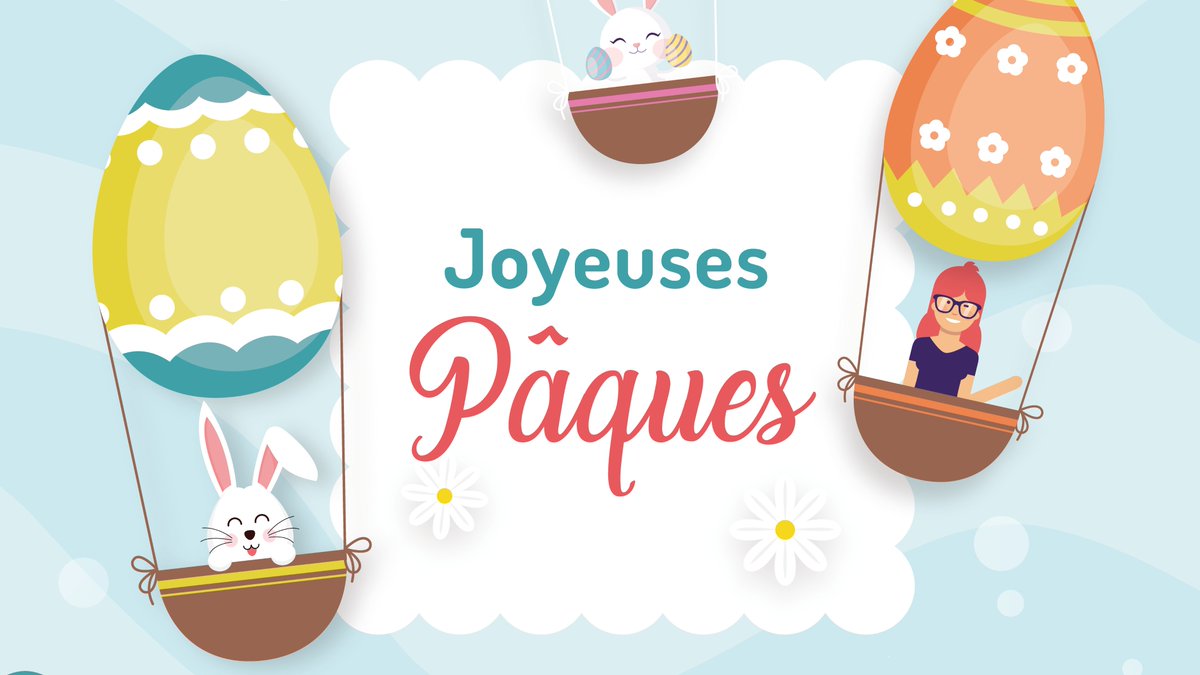 digifactoryFr's tweet photo. 🐣Toute l'équipe de DigiFactory vous souhaite un excellent week-end de Pâques 🐰🌸
#digifactory #Pâques https://t.co/du9zTT8B5p