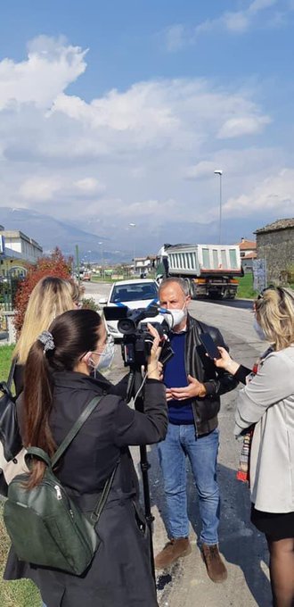 Iniziati oggi a Sora i lavori di messa in sicurezza di via Cellaro, Ponte Marziano, Vicenne. La ....