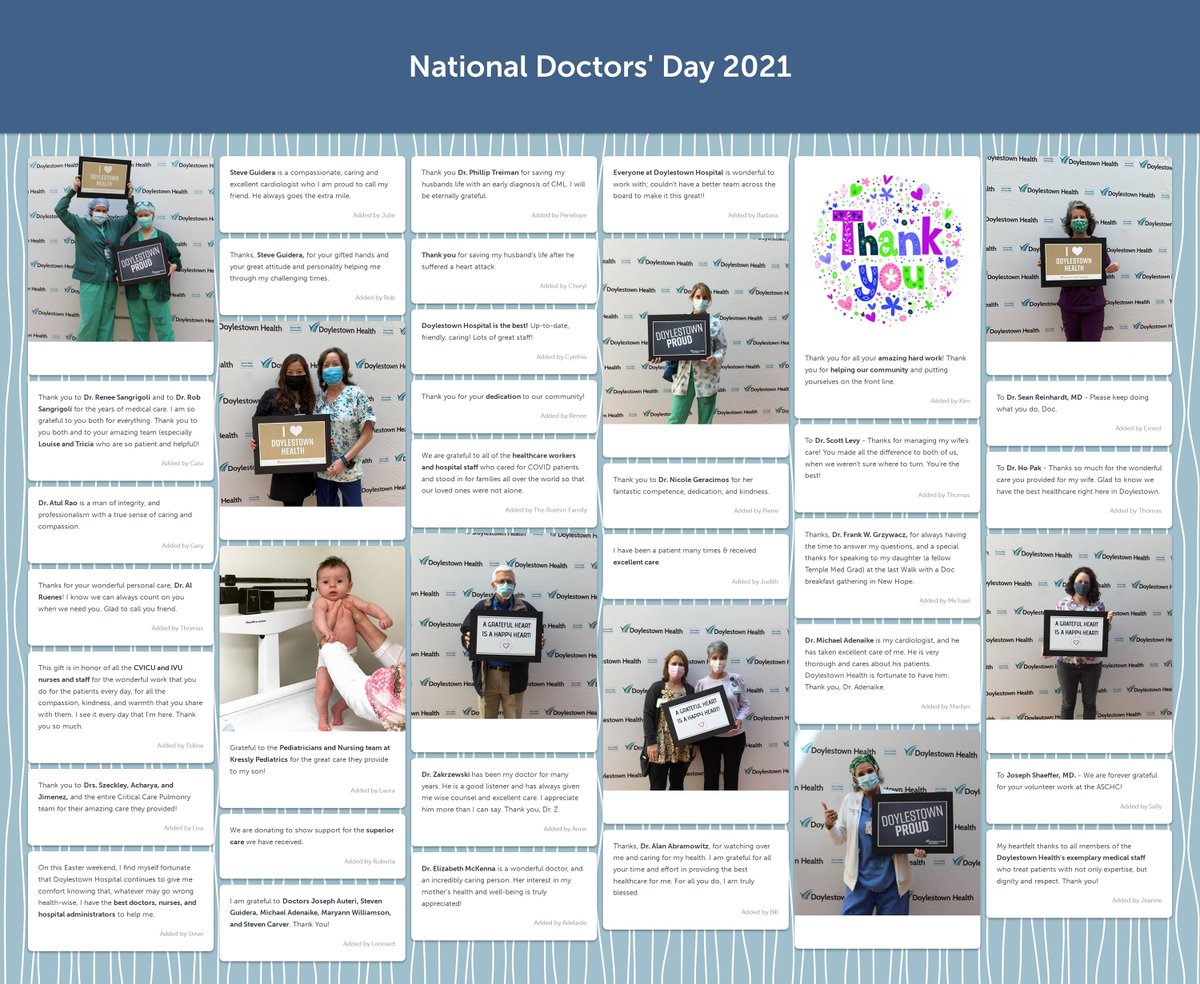 OneVisionDHF's tweet image. With an outpouring of community support, we are proud to announce nearly $15,000 was donated in honor of #NationalDoctorsDay. Our heartfelt thanks to our generous community and #healthcareheroes—you are the key to our success. #ThankYou #DoylestownHealthFoundation