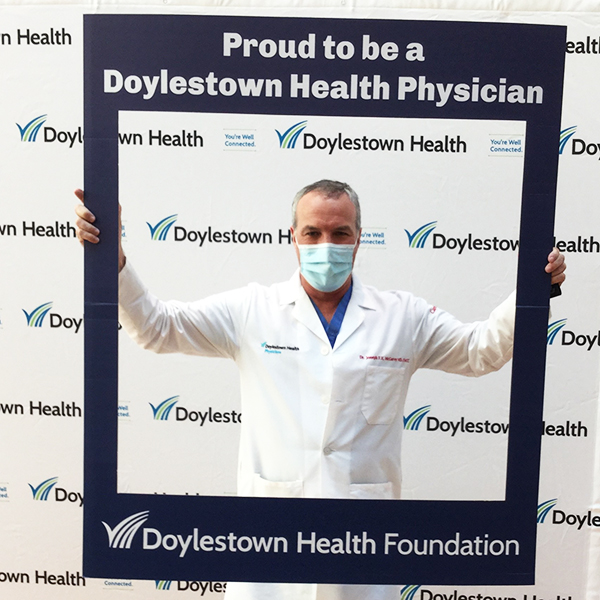 OneVisionDHF's tweet image. With an outpouring of community support, we are proud to announce nearly $15,000 was donated in honor of #NationalDoctorsDay. Our heartfelt thanks to our generous community and #healthcareheroes—you are the key to our success. #ThankYou #DoylestownHealthFoundation