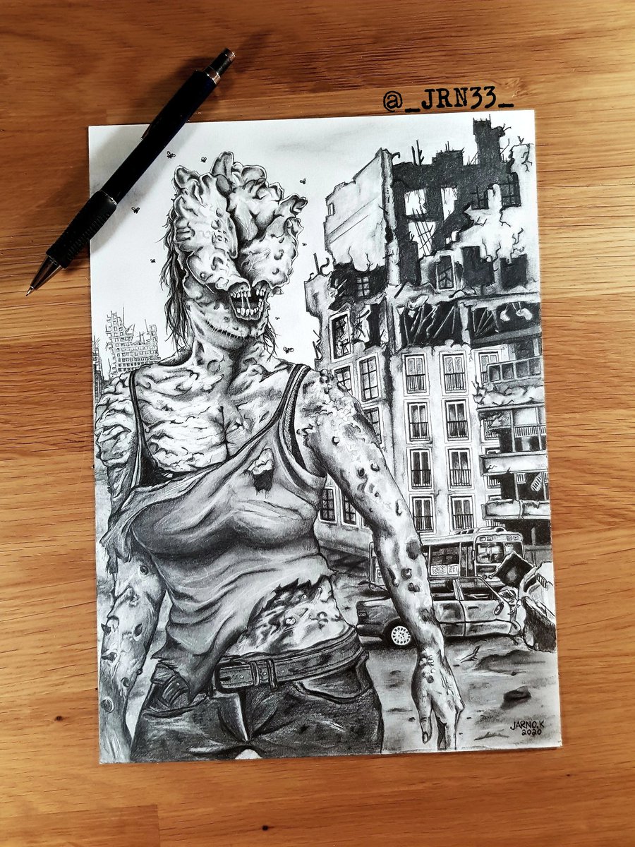 JKotavuopio's tweet photo. Many years break from pencil drawing ๐. Here is my newest drawing Clicker from The Last of Us โค. https://t.co/0LsYYZVaBn
#drawing #pencil #thelastofus #clicker #tlou #firefly #naughtydog #playstation #ps4exclusive #ps3exclusive #thelastofus2 #joel #ellie https://t.co/fX2qMEmnRj