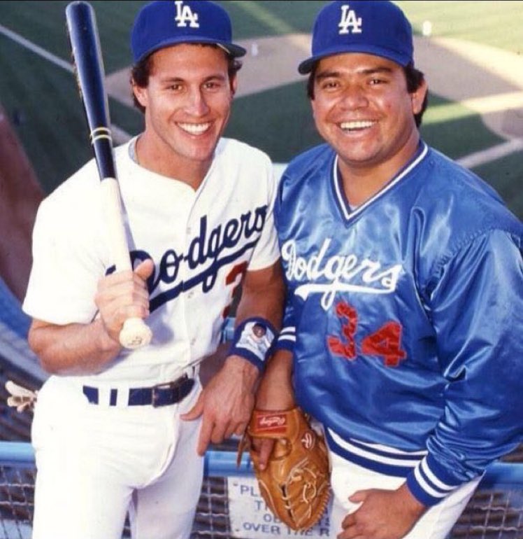 Super70sSports's tweet image. Right after this photo was taken, Steve Sax retrieved the ball he’d thrown up there the previous night.