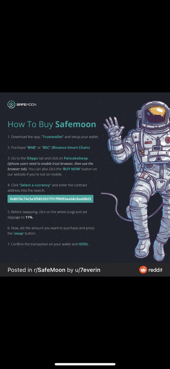 SebastianoSande's tweet photo. #safemoon #ToTheMoon @elonmusk @KSI @Callux @cz_binance lets go to the moon🤝🚀🚀🚀 https://t.co/vbXiwramOd