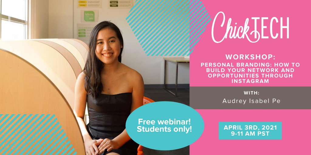 ChicktechCenOR's tweet photo. The ChickTech Youth Program will be kicking off Apps in April with a workshop all about social media. Learn how to use it to make connections, build authentic content and how social media can be leveraged in daily life. Sign up for our Youth Program at https://t.co/IDl3JzyXWt https://t.co/6zCbSPCQOL