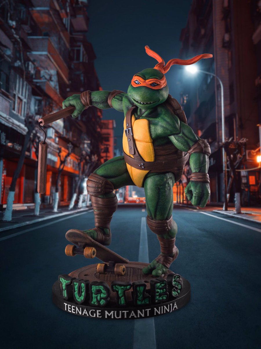 pavel_zaigraev's tweet photo. Первый проект довели до ума. 14 см фотопечать покрас скульпт ZBrush. Дальше больше ещё один проект на выходе Эдите анонсы) #ninjaturtles #ZBrush #miniature #sculp #figure https://t.co/tn4Tc2s2jG