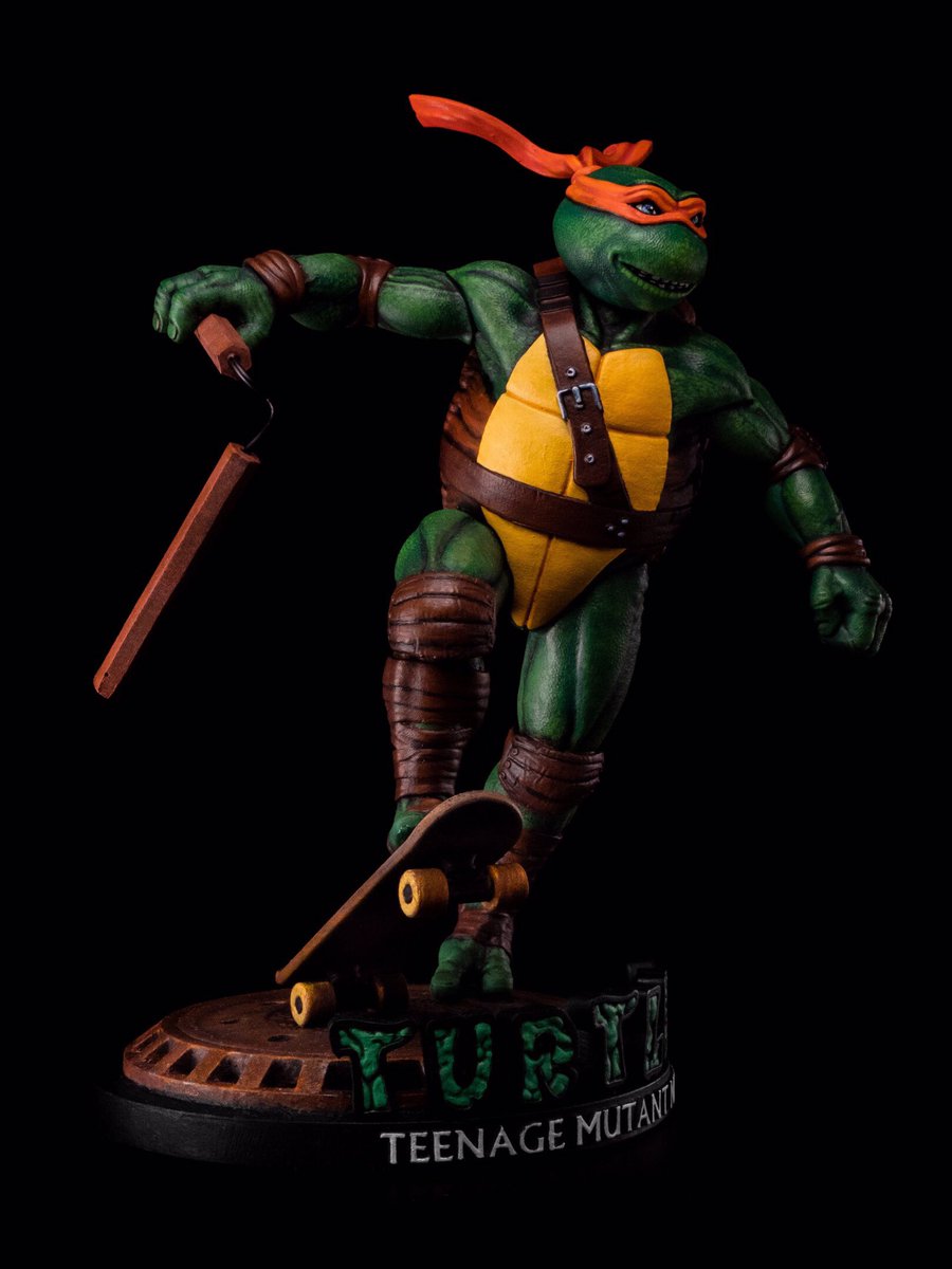 pavel_zaigraev's tweet photo. Первый проект довели до ума. 14 см фотопечать покрас скульпт ZBrush. Дальше больше ещё один проект на выходе Эдите анонсы) #ninjaturtles #ZBrush #miniature #sculp #figure https://t.co/tn4Tc2s2jG