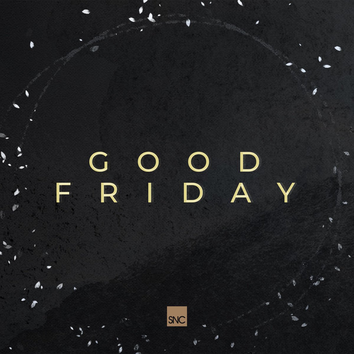 Join us as we sit at the foot of the cross and commemorate Christ's sacrifice. #snclife

Good Friday Service
SNC Springdale Campus
7:00PM
snclife.org/easter