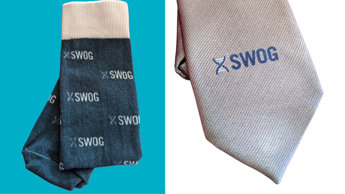 SupportingSWOG's tweet photo. New merch alert!
Fresh for the spring @SWOG group meeting 🌷
Dress socks and redesigned neckties #SWOGonc
More details on how to get the latest #SWOGswag coming soon 👀 https://t.co/RwNBxxVfhZ