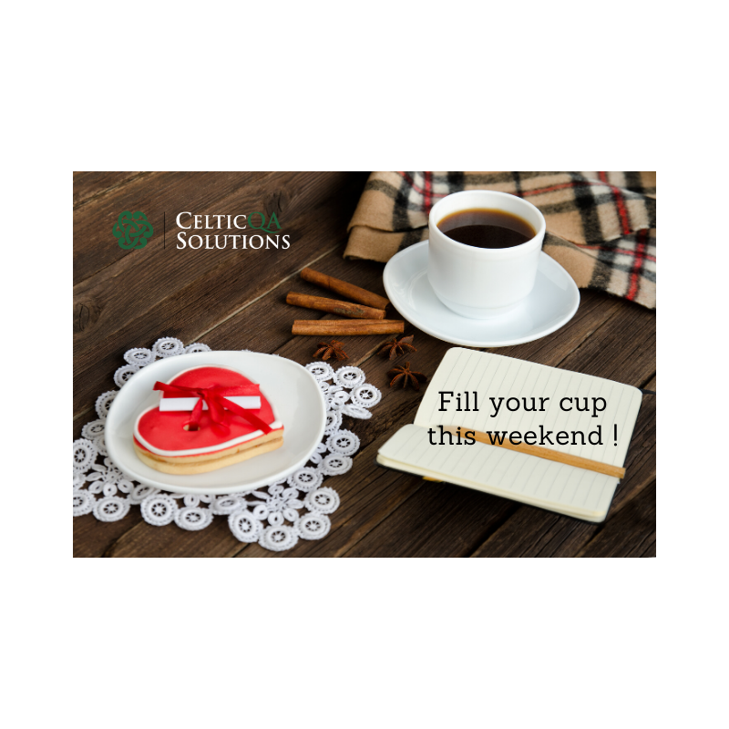 Enjoy the Easter Holiday and remember to fill your cup.❤️