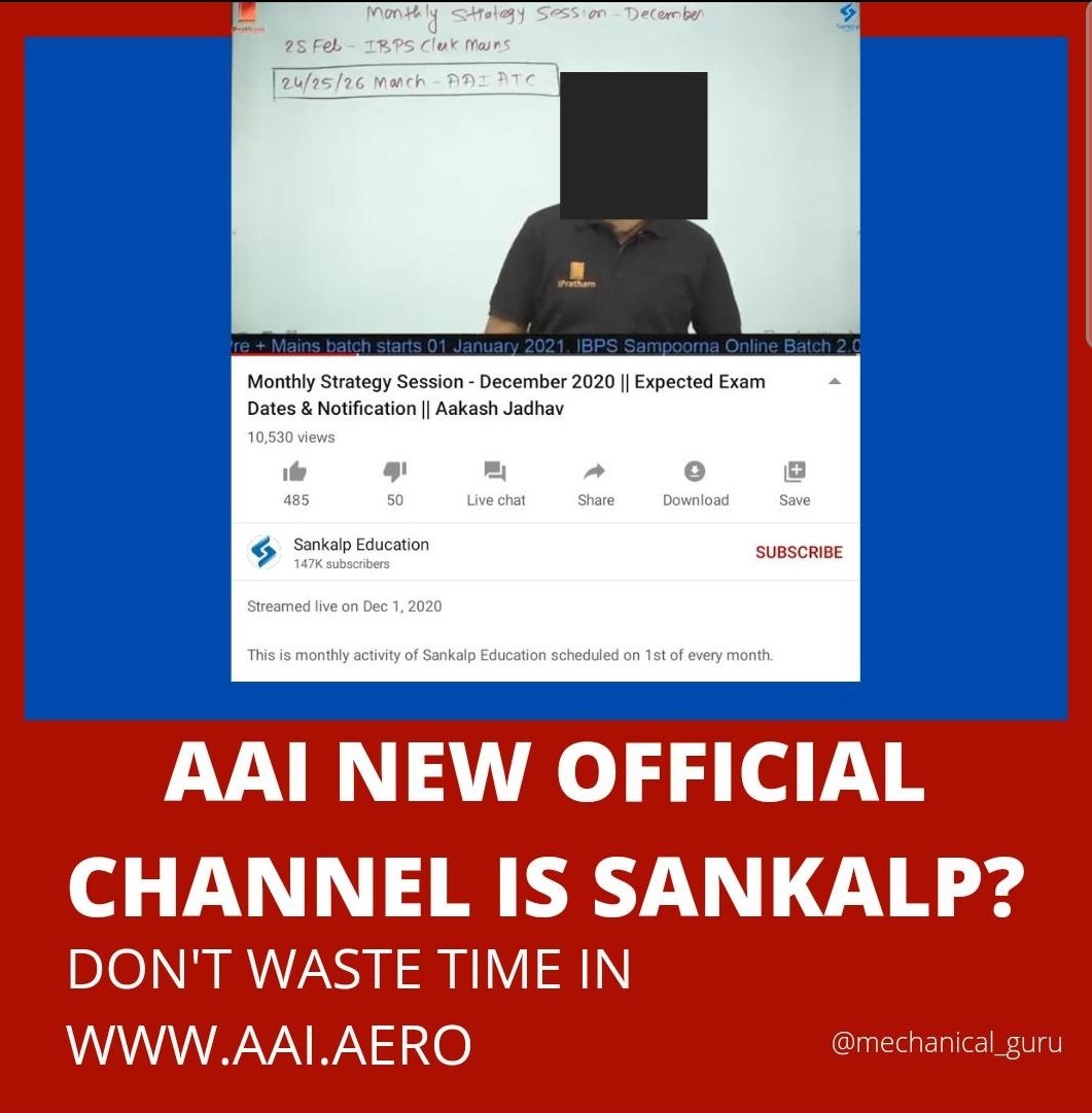 mechanical_guru's tweet photo. Aai website https://t.co/ESLcskx8td .. is FAKE 😇
👇👇 AAI OFFICIAL CHANNEL #AAI_ATC_KAAND #AAI_ATC_SCAM #AAI_SCAM2021 @umesh_dhande help us sir . App last hope ho #Gateacademy 😔 https://t.co/whSA0rWGlS