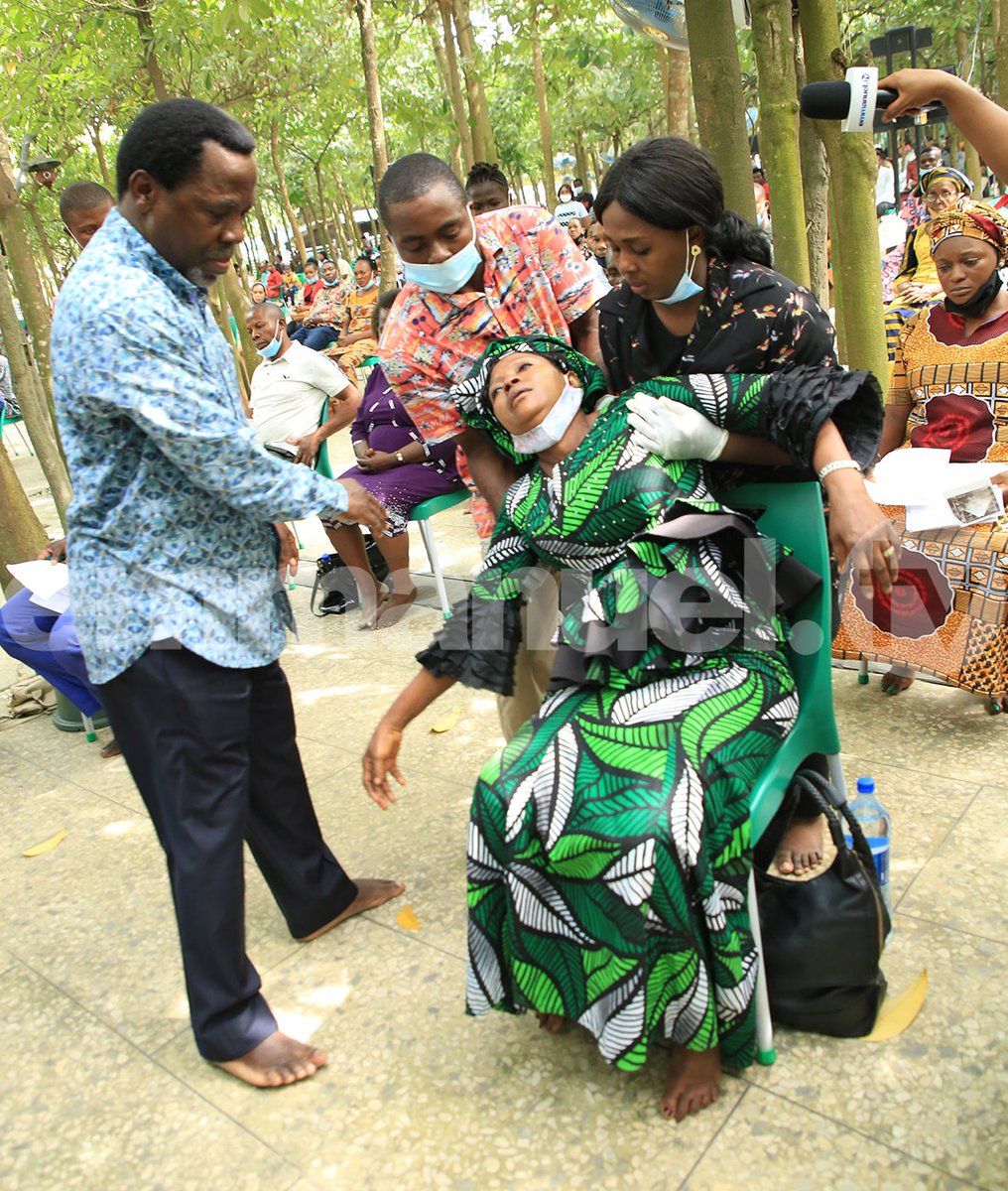 SCOANTBJoshua's tweet photo. After her encounter with the servant of God today, Adenike will not be returning home with the problems of pain in the leg, object in the throat and moving object all over the body. For two years she had been in severe pain – but her past is over now! Hallelujah! https://t.co/QiA7XyEiue