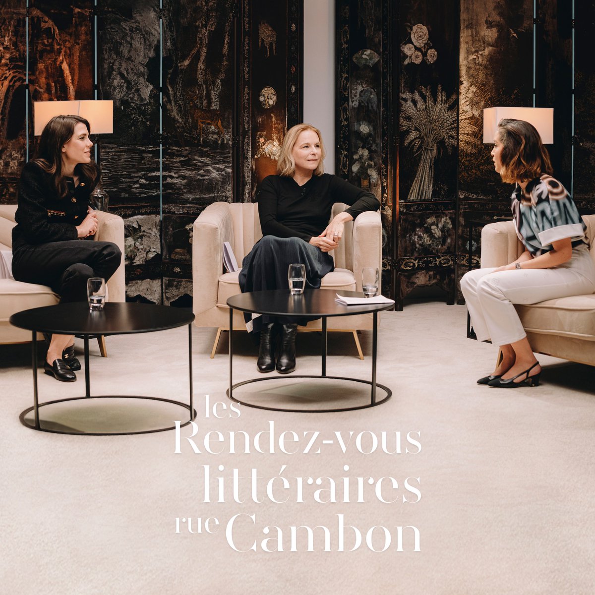 CHANEL's tweet photo. For the second edition of the Rendez-vous littéraires rue Cambon, CHANEL and Charlotte Casiraghi have invited the writer Camille Laurens alongside the actress Lyna Khoudri and the literary historian Fanny Arama.
See more at https://t.co/QMYCix0NOM
#CHANELRendezvousLitteraires https://t.co/KZF0ruwExu