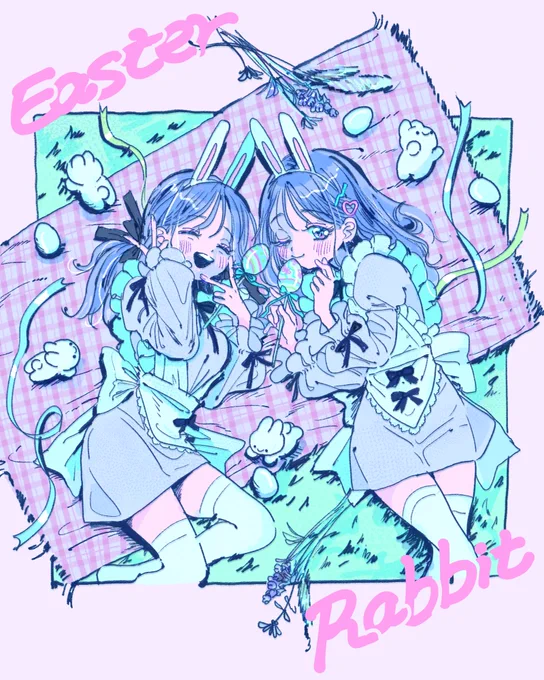 💐🌷🐇🥚🌷💜💚💗 